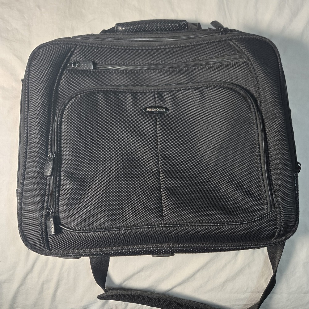 Samsonite Checkpoint Friendly Laptop Tablet Travel Case Shoulder‎ Strap EUC Pics